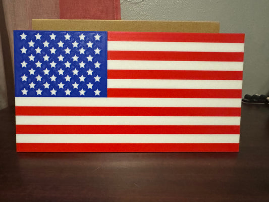 3D Printed American flags